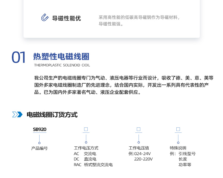 SB920系列热塑线圈