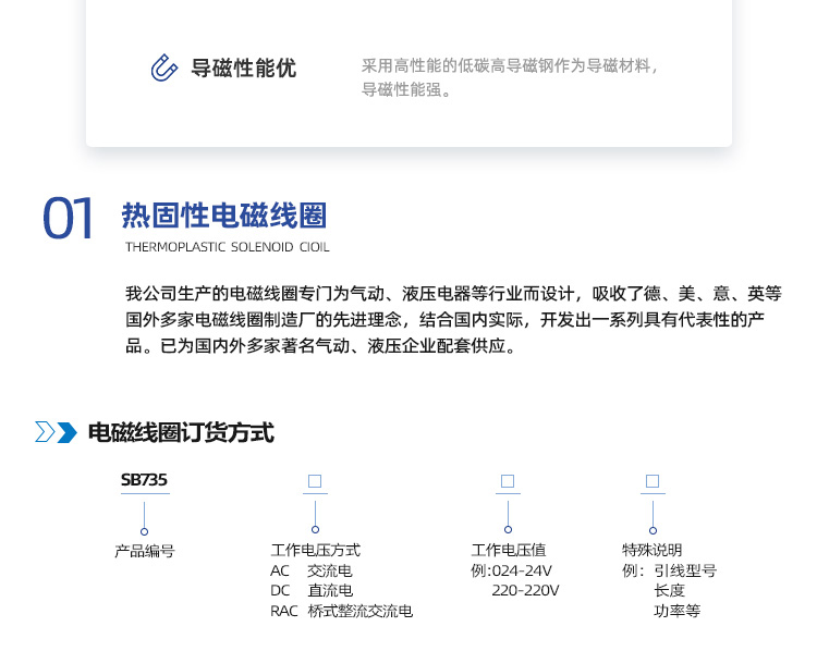 SB735/0210C系列热固线圈