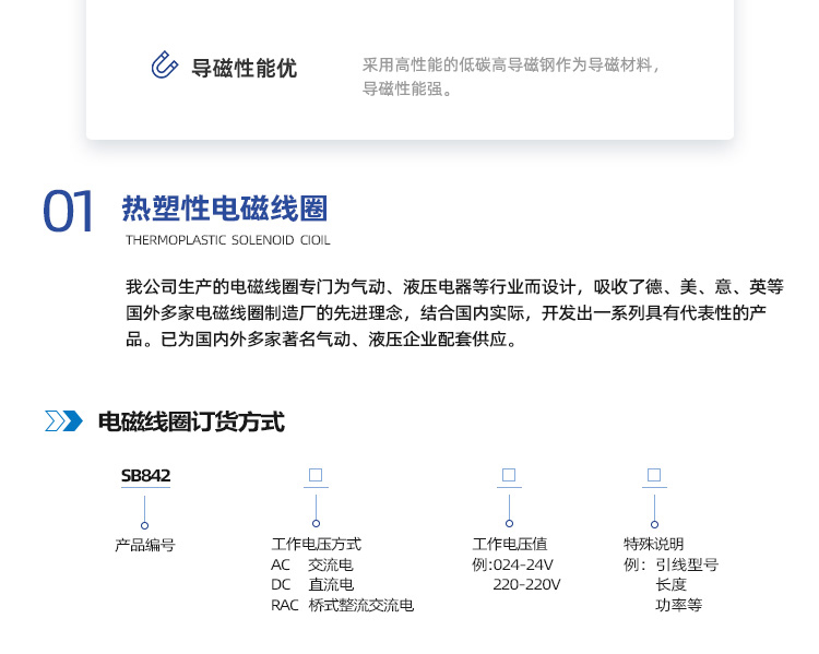 SB842系列热塑线圈