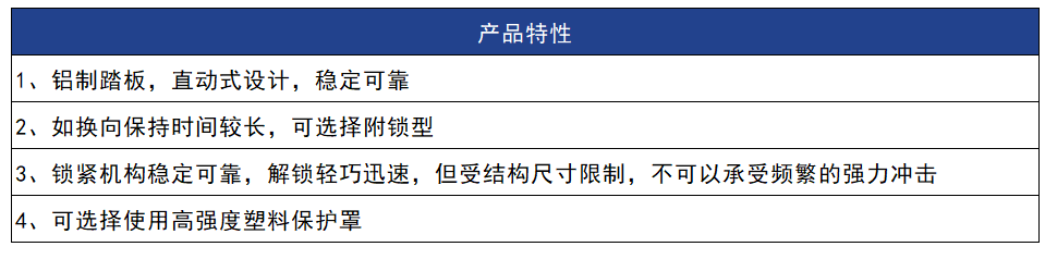 XY4F210脚踏阀