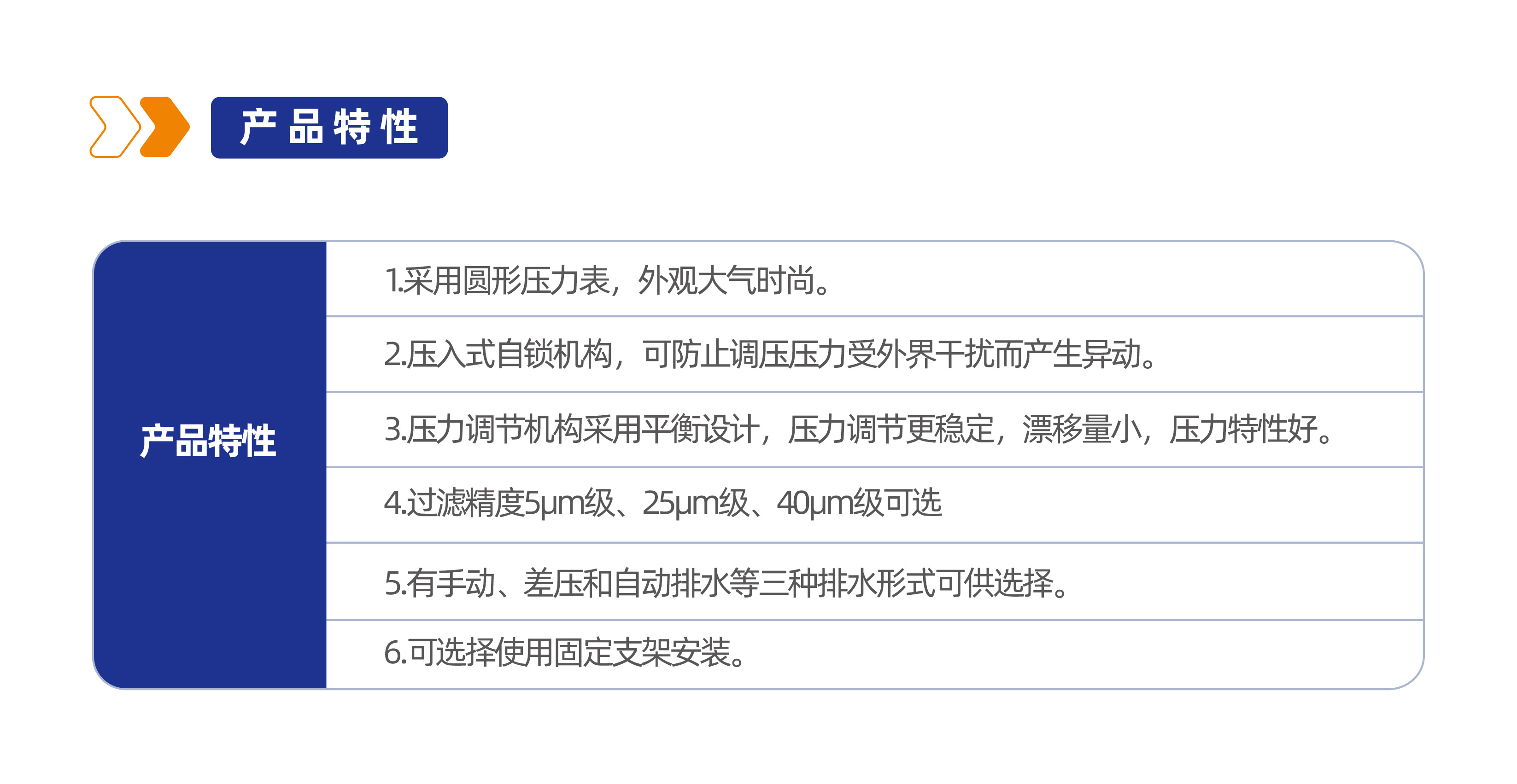 气源处理元件XYCJAW5000调压过滤器