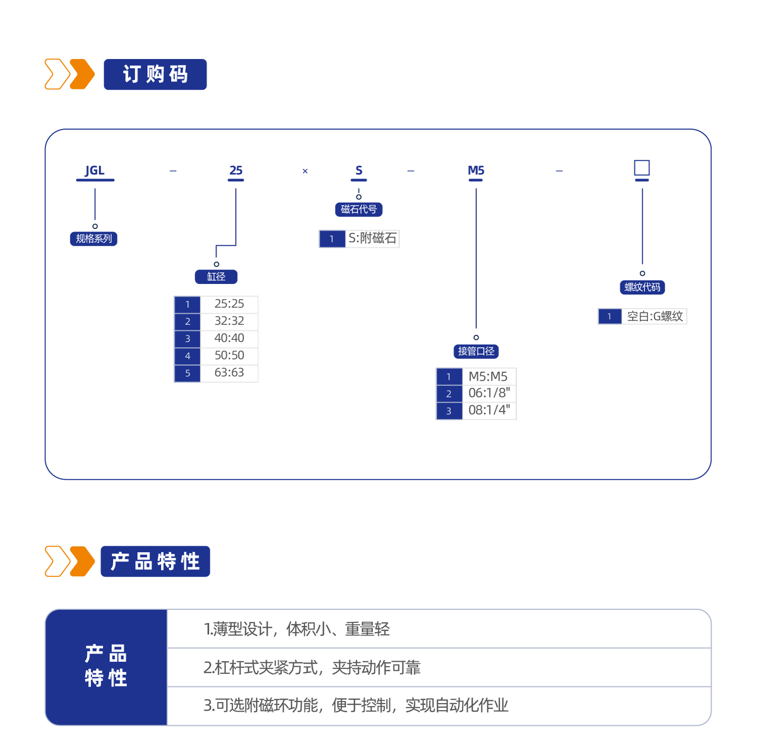 JGL系列杠杆气缸