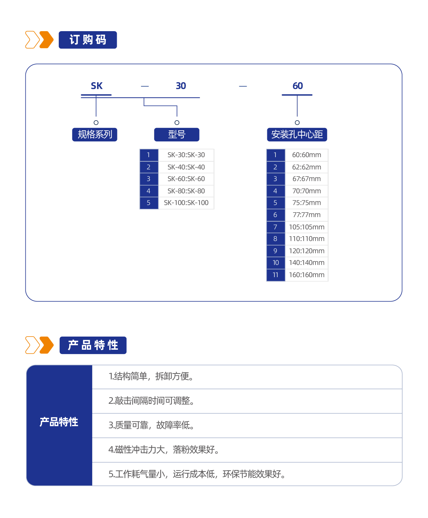 SK系列冲击式气锤
