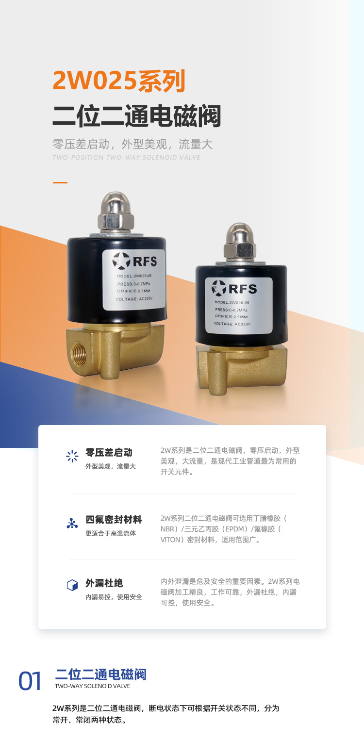 2W025直动式二位二通阀