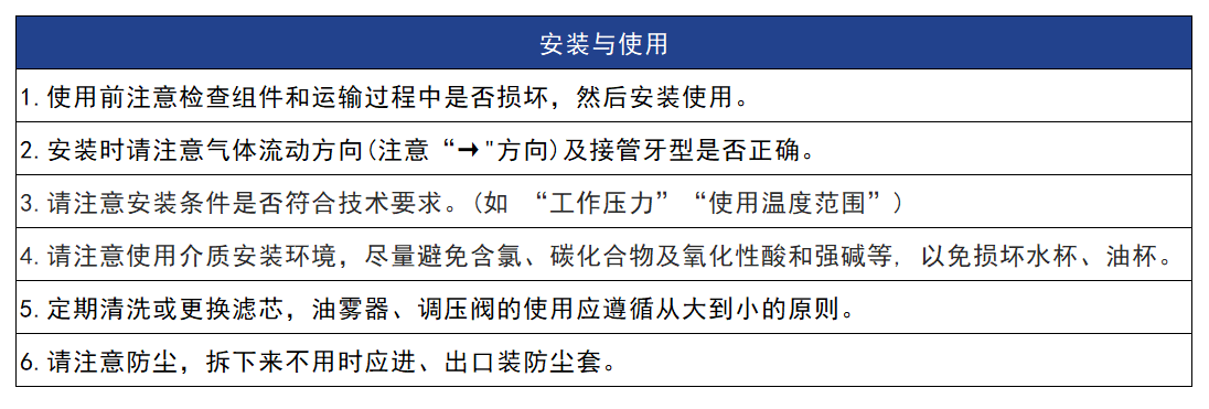 气源处理件XYSFC2000二联件