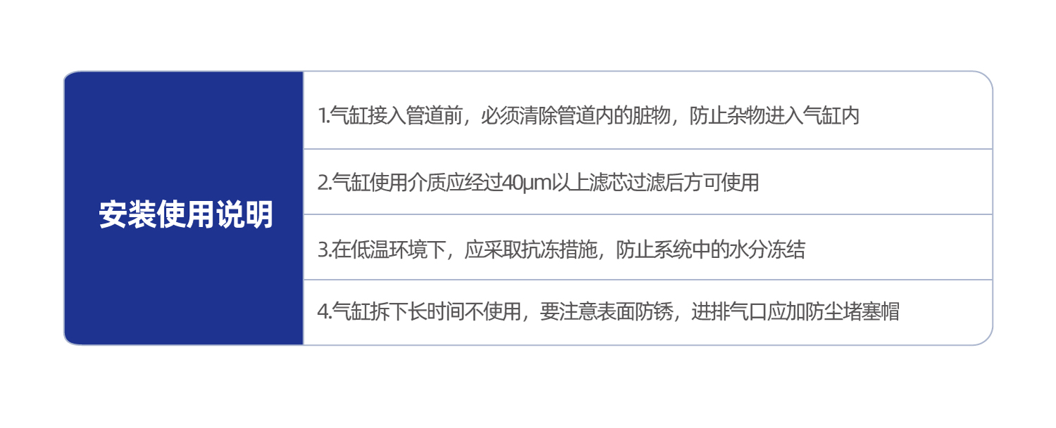 MXS系列双缸型滑台气缸