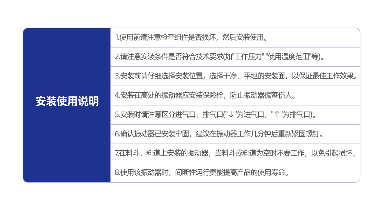 RVB系列气动球式振动器