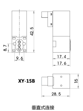 15mm二位三通微型电磁阀