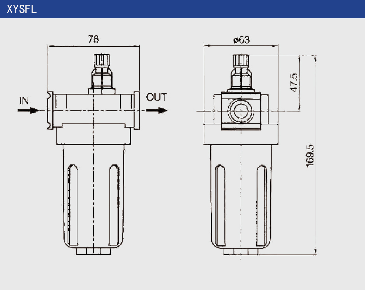 气源处理件XYSFL2000油雾器