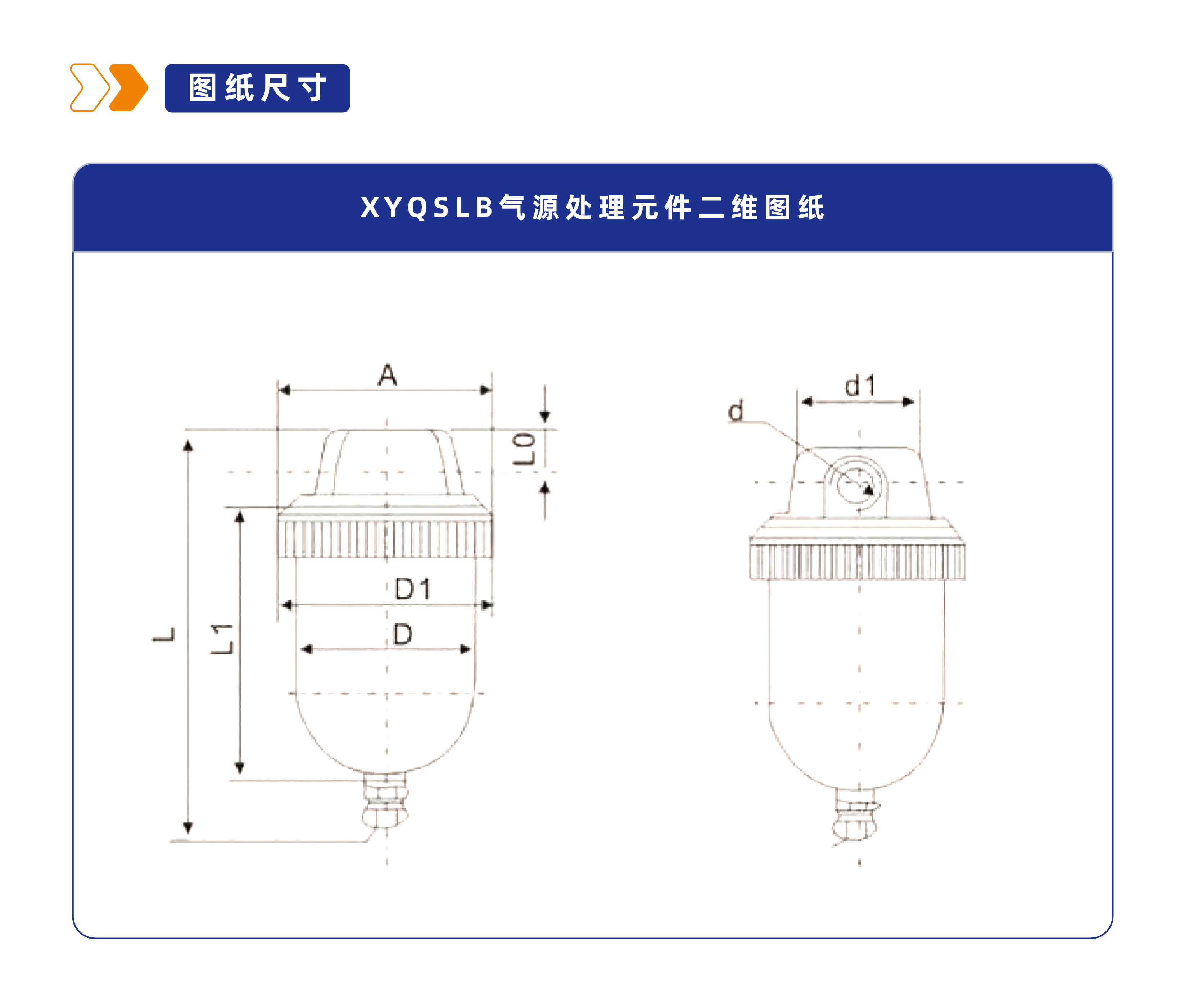 气源处理元件XYQSLB系列防爆空气过滤器