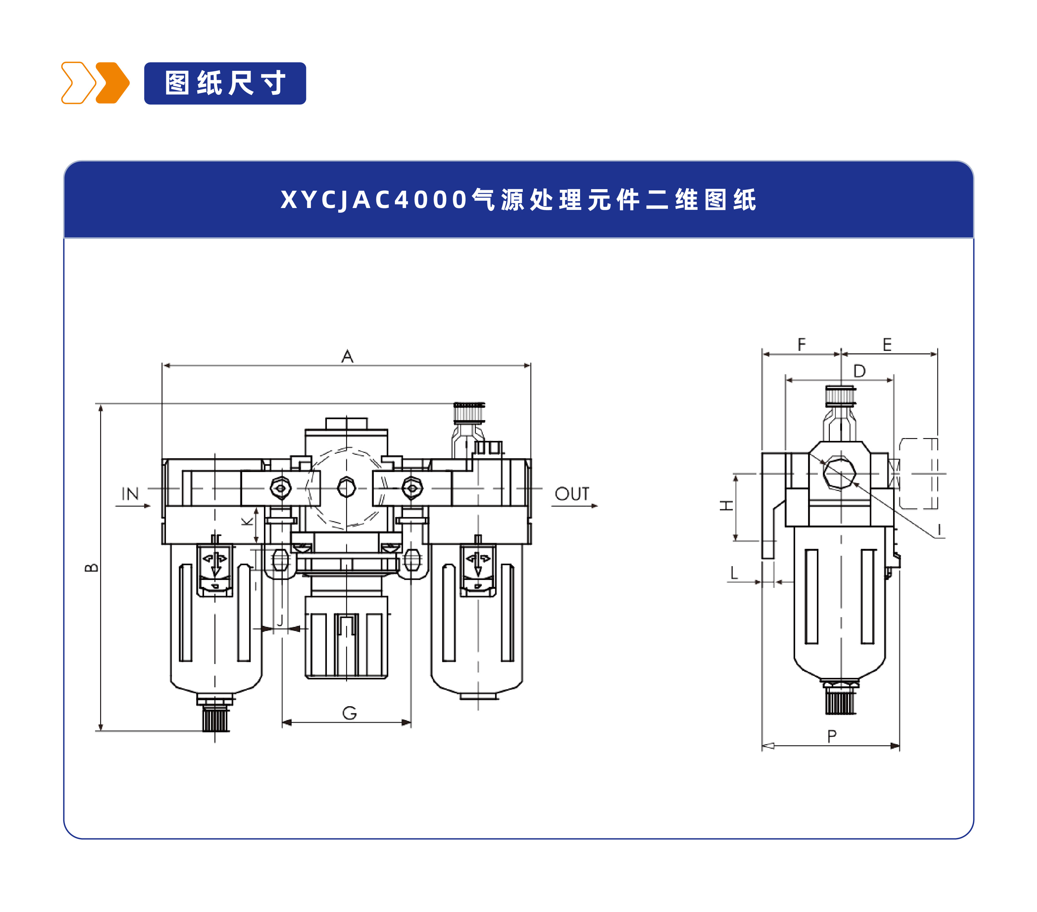 气源处理元件XYCJAC4000三联件
