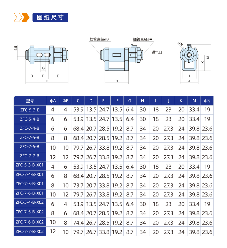 ZFC直通型空气过滤器