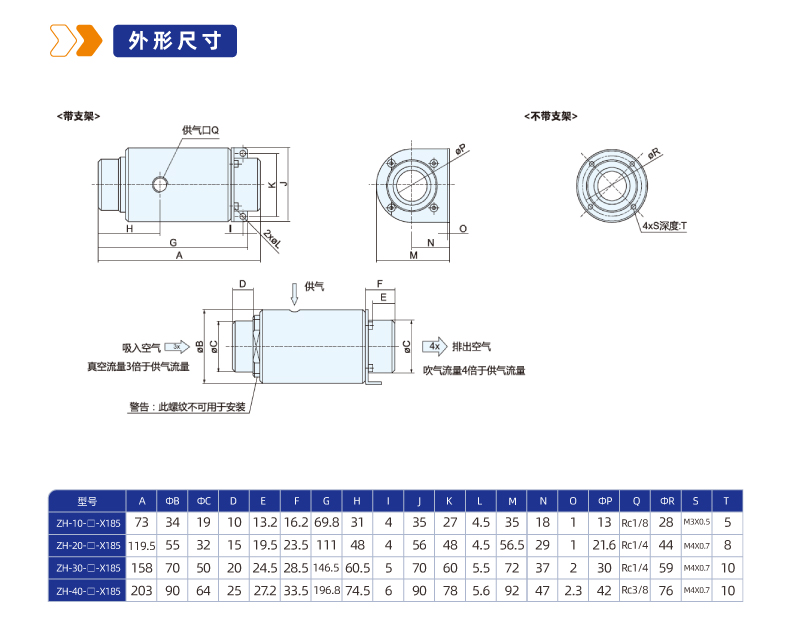 ZH-X185系列真空输送器