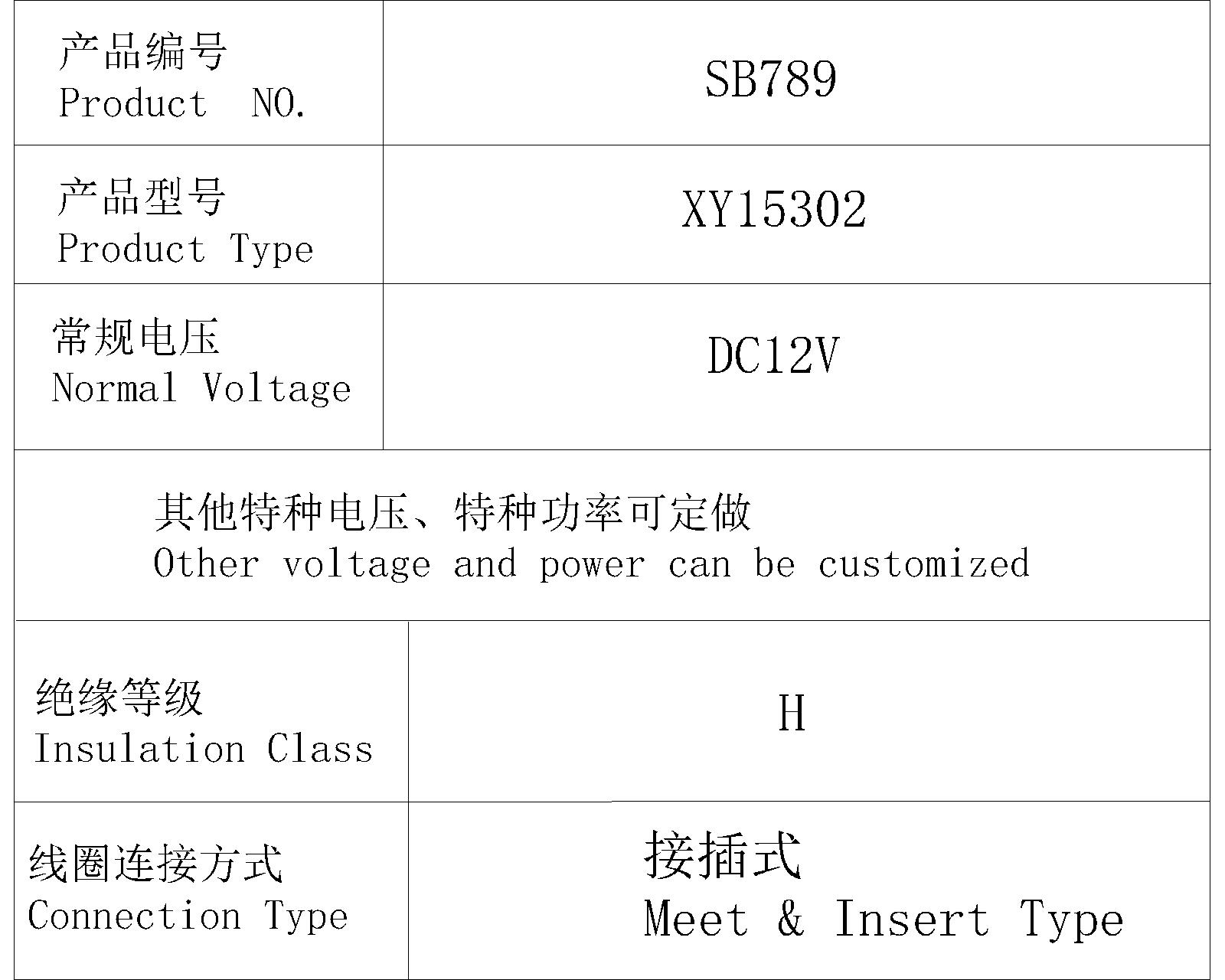 SB789/XY15302系列热固线圈