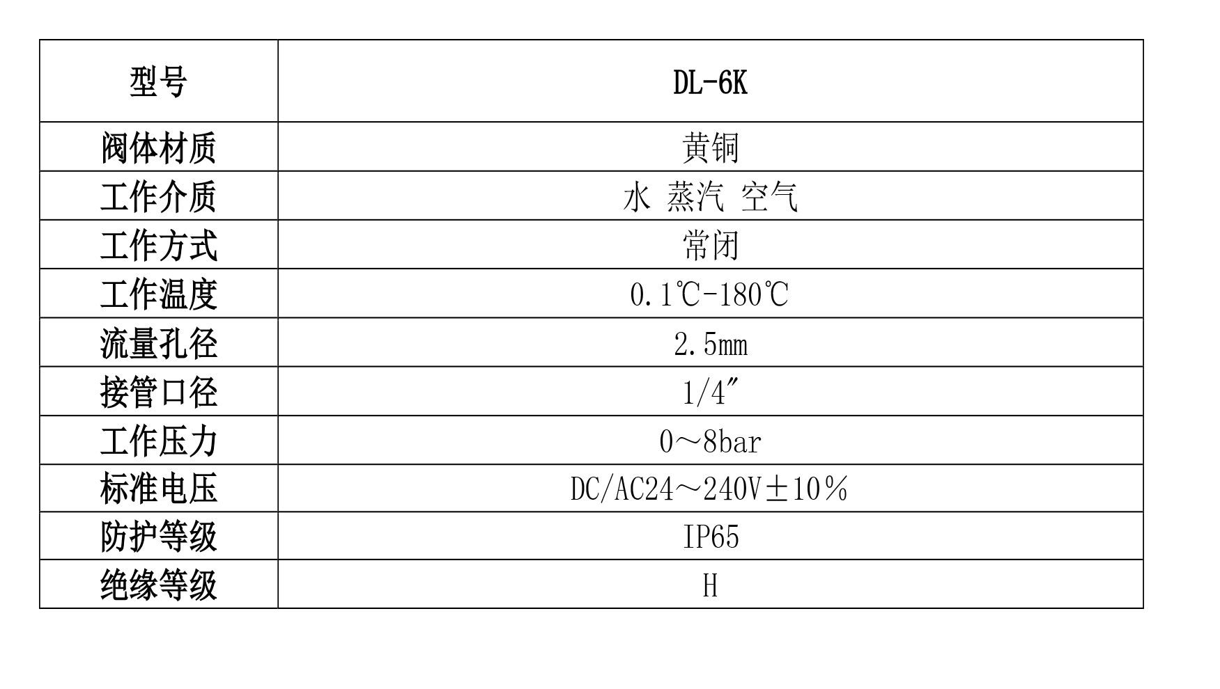 DL-6K二位二通蒸汽阀