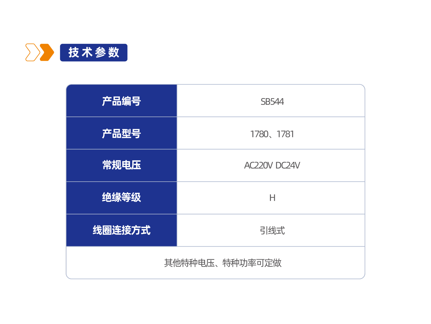 SB544/1780/1781系列防爆线圈