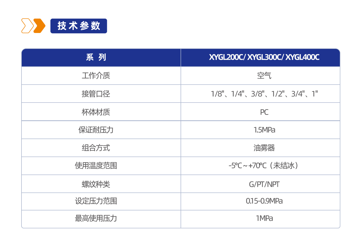 XYGL300C 油雾器