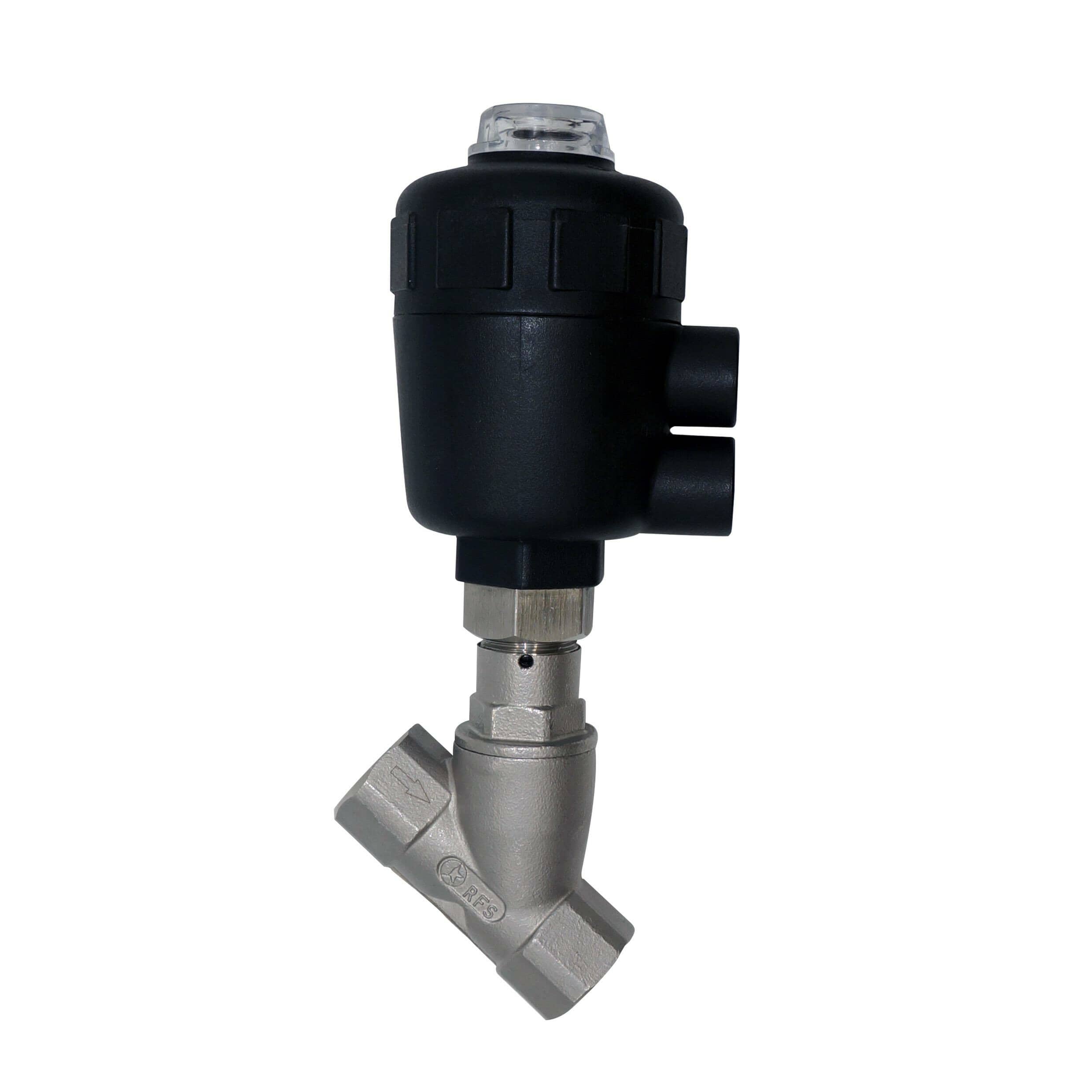 RJQ22-P塑料头执行器气控斜角阀
